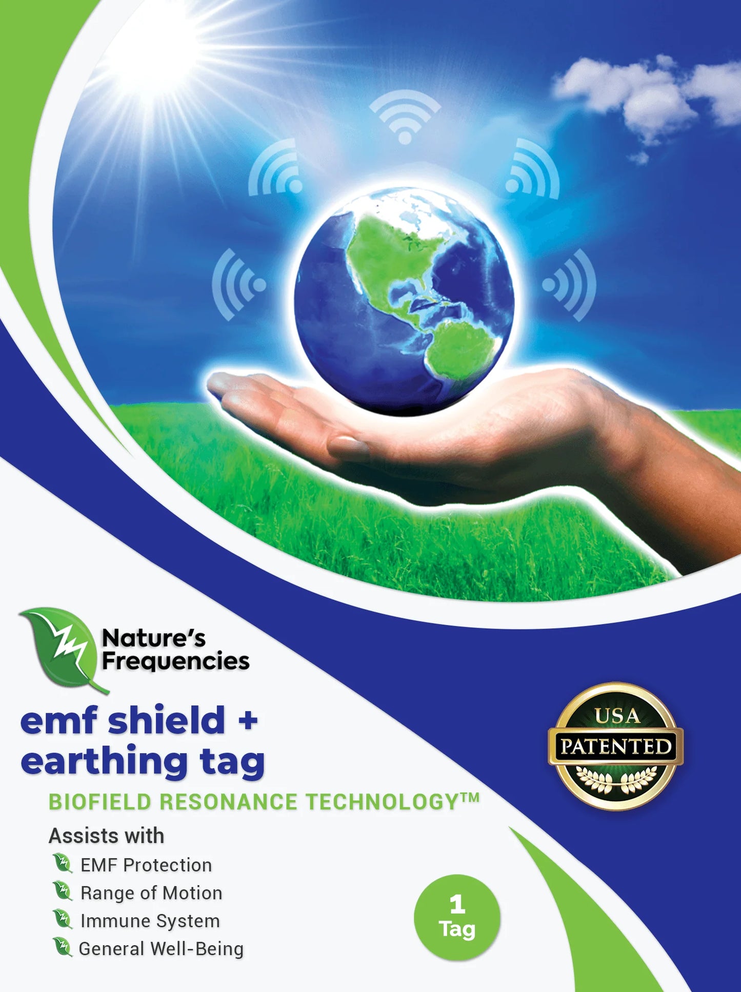 EMF Shield + Earthing Tag