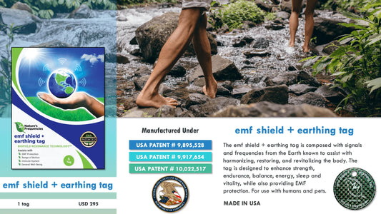 WOW! Tag & EMF Shield + Earthing Tag & Priceless Spray Bottle Special