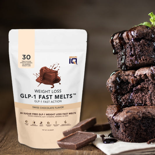 BrainIQ 90 Day GLP-1 Weight Loss Fast Melts Program