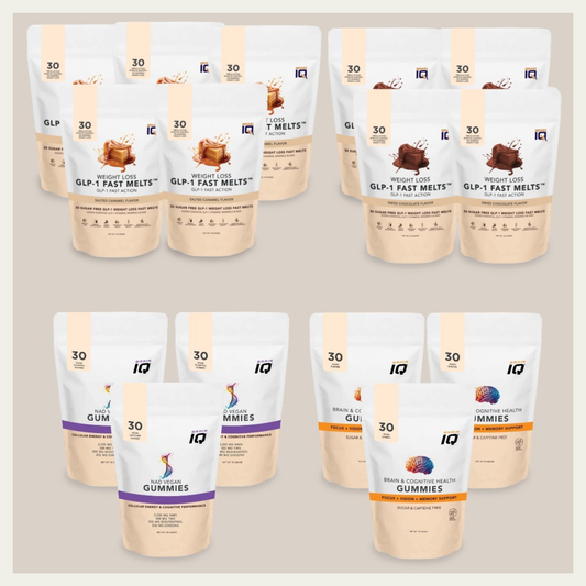 90 Day GLP-1 Weight Loss Fast Melts + NAD + Brain Health Program