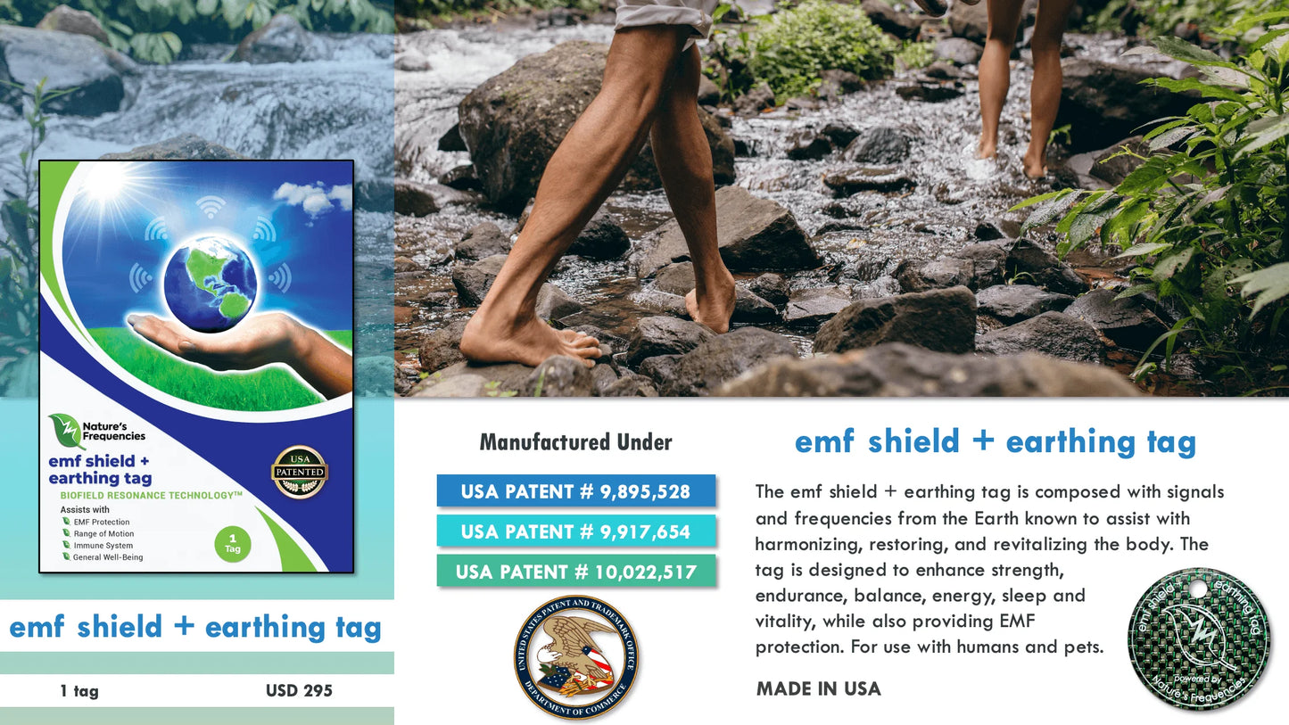 WOW! Tag & EMF Shield + Earthing Tag & Priceless Spray Bottle Special